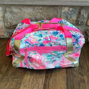 Lilly Pulitzer Sunseekers Travel Tote Duffle Bag Weekend